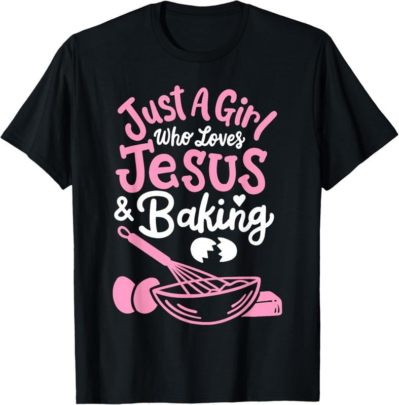 100% Cotton Baking Baker Bakery Just A Girl Who Loves Baking T-Shirt Hoodie, Sweatshirt | WearSparks.com