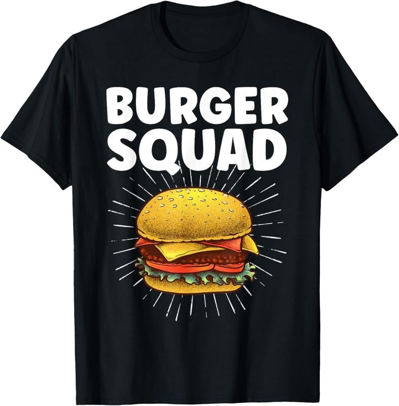 100% Cotton Best Burger Design For Men Women Hamburger Cheeseburger T-Shirt Hoodie, Sweatshirt | WearSparks.com