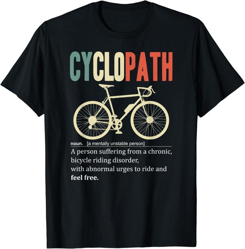 [100% Cotton]Bicycle Cyclist Cyclopath Road Bike Retro Cycling Triathlon T-Shirt Hoodie, Sweatshirt | WearSparks.com