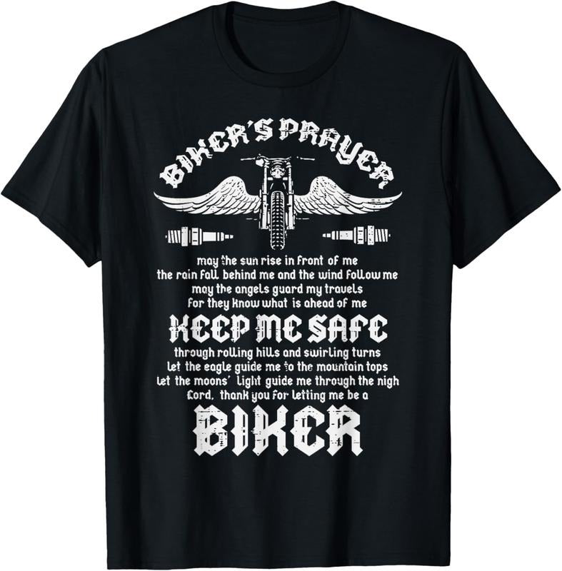 100% Cotton Bikers Prayer Vintage Motorcycle Motorbike Men Women s T-Shirt Hoodie, Sweatshirt | WearSparks.com