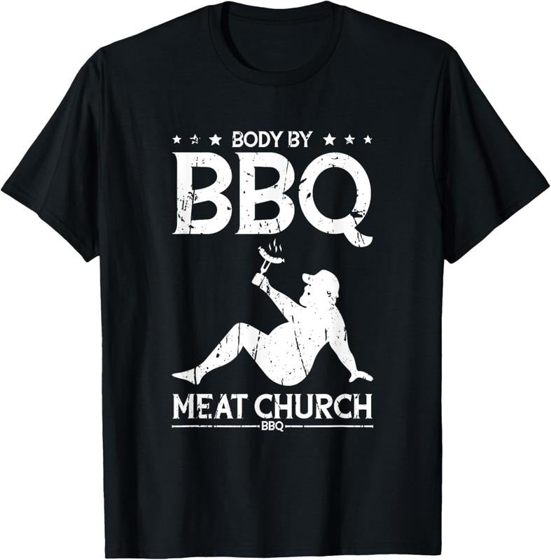 100% Cotton Body By BBQ Meat Church BBQ - BBQ Enthusiasm T-Shirt Hoodie, Sweatshirt | WearSparks.com