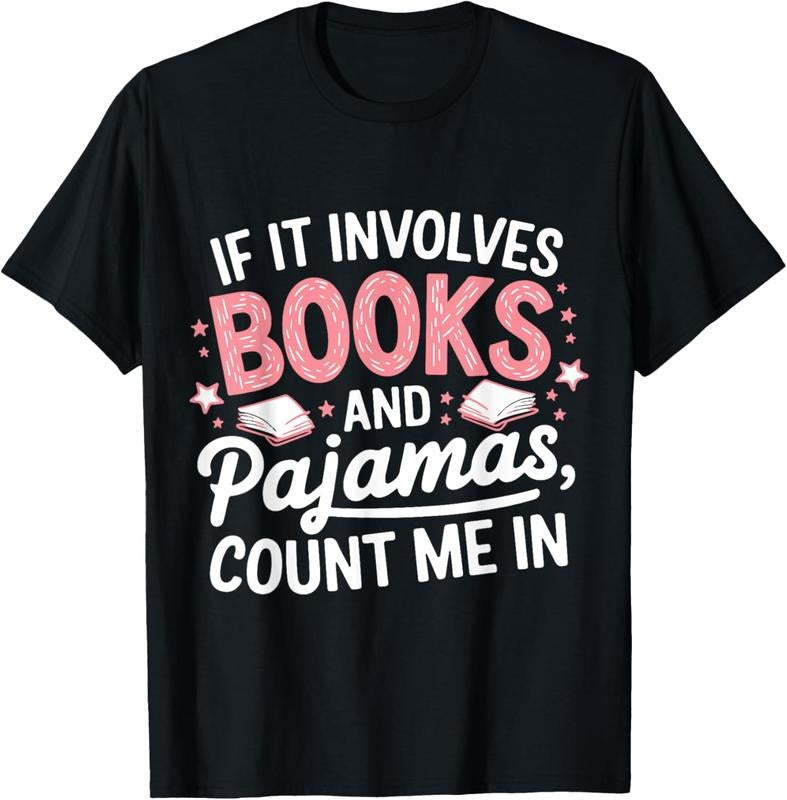 100% Cotton Book & Pajamas Humorous Book Lover Funny Reading Bedtime T-Shirt Hoodie, Sweatshirt | WearSparks.com