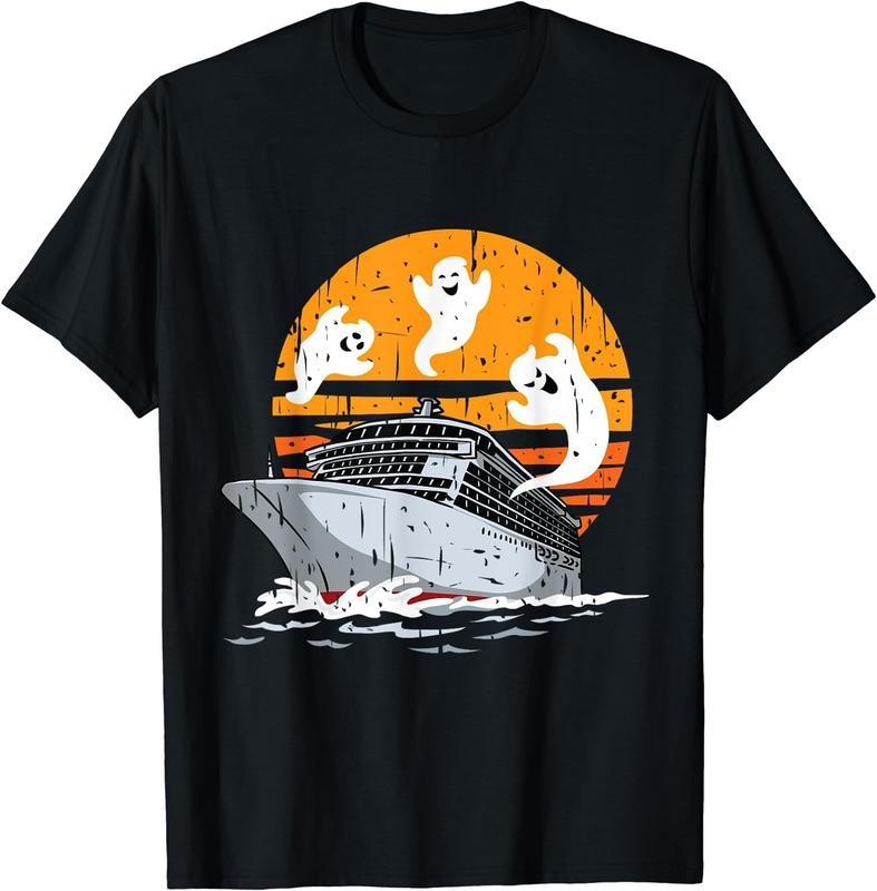 [100% Cotton]Boos Cruise Halloween T Shirt Hoodie, Sweatshirt | WearSparks.com