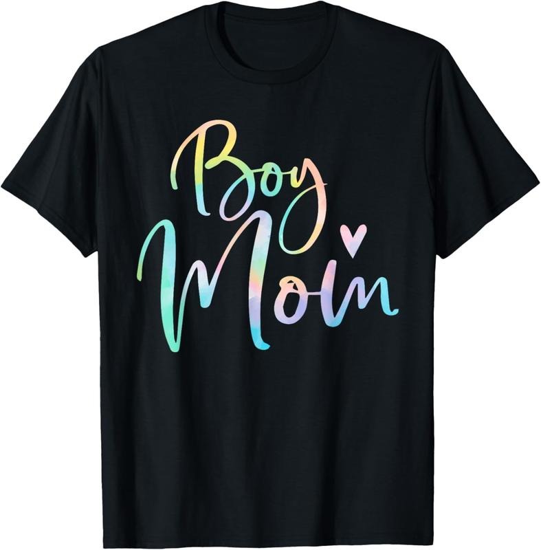 100% Cotton Boy Mom Gifts For Mother Mama Of Boys Tie Dye T-Shirt Hoodie, Sweatshirt | WearSparks.com