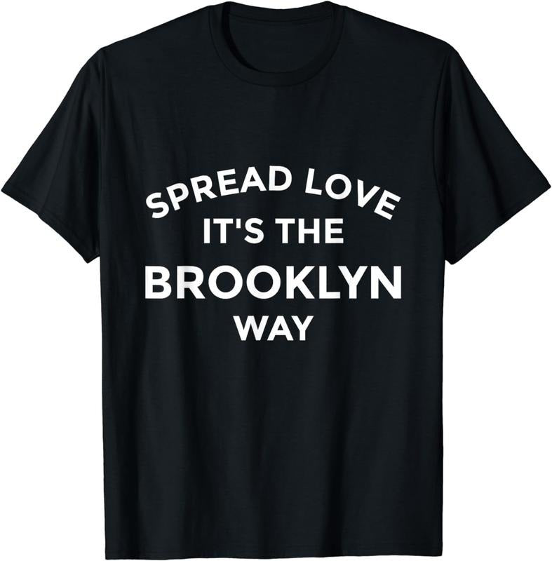 [100% Cotton]Brooklyn Shirt Spread Love It's The Brooklyn Way Tee Hoodie, Sweatshirt | WearSparks.com