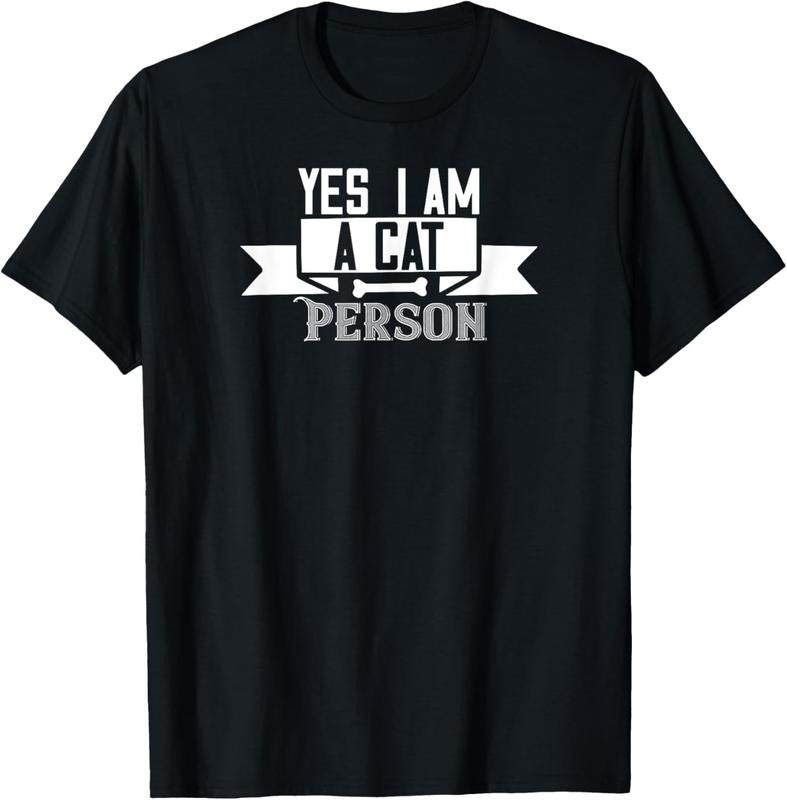 100% Cotton Cat Lover Funny - Yes I Am A Cat Person T-Shirt Hoodie, Sweatshirt | WearSparks.com