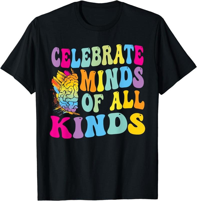 [100% Cotton]Celebrate Minds Of All Kinds T-Shirt Hoodie, Sweatshirt | WearSparks.com