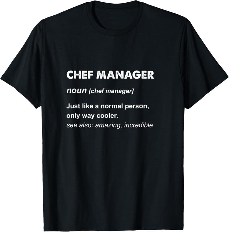 100% Cotton Chef Manager T-Shirt Hoodie, Sweatshirt | WearSparks.com