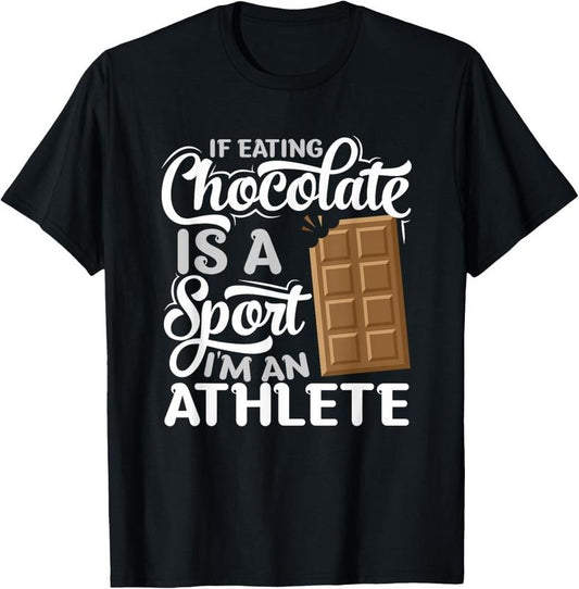 100% Cotton Choco Bar Chocoholic Fitness Athlete - Funny Chocolate T-Shirt Hoodie, Sweatshirt | WearSparks.com
