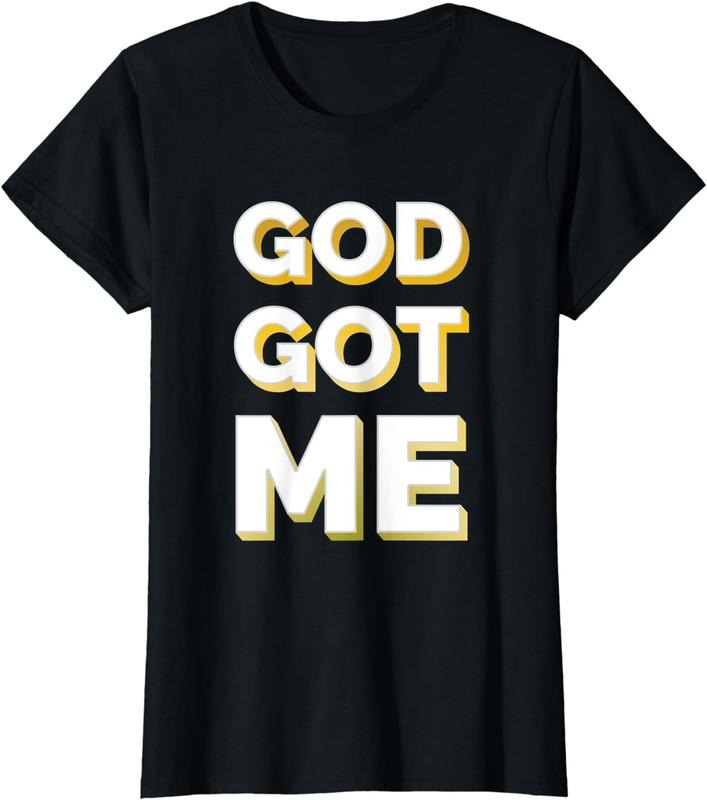 [100% Cotton]Christian Shirt Faith Shirt God Got Me Shirt Gold Tee Hoodie, Sweatshirt | WearSparks.com
