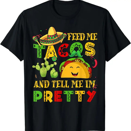 [100% Cotton]Cinco De Mayo Shirt Feed Me Taco Tell Pretty Kid Boy Toddler T-Shirt Hoodie, Sweatshirt | WearSparks.com