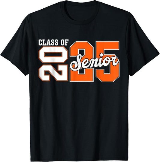 100% Cotton Class of 2025 Senior 2025 Back To School 2025 Graduation 25 T-Shirtstyle{n002}2 T-Shirts, Hoodie, Sweatshirt