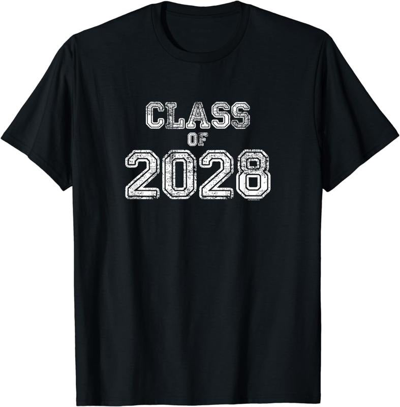 [100% Cotton]Class of 2028 Shirt | Senior 2028 Graduation Gift Him Her T-Shirt Hoodie, Sweatshirt | WearSparks.com