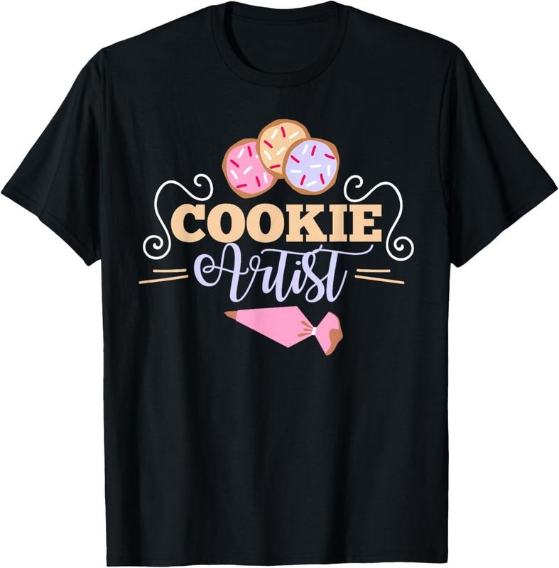 100% Cotton Cookie Decorator Baker Design for Cookie Cutter Fans T-Shirt Hoodie, Sweatshirt | WearSparks.com