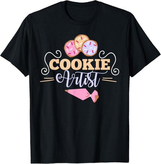 100% Cotton Cookie Decorator Baker Design for Cookie Cutter Fans T-Shirt Hoodie, Sweatshirt | WearSparks.com