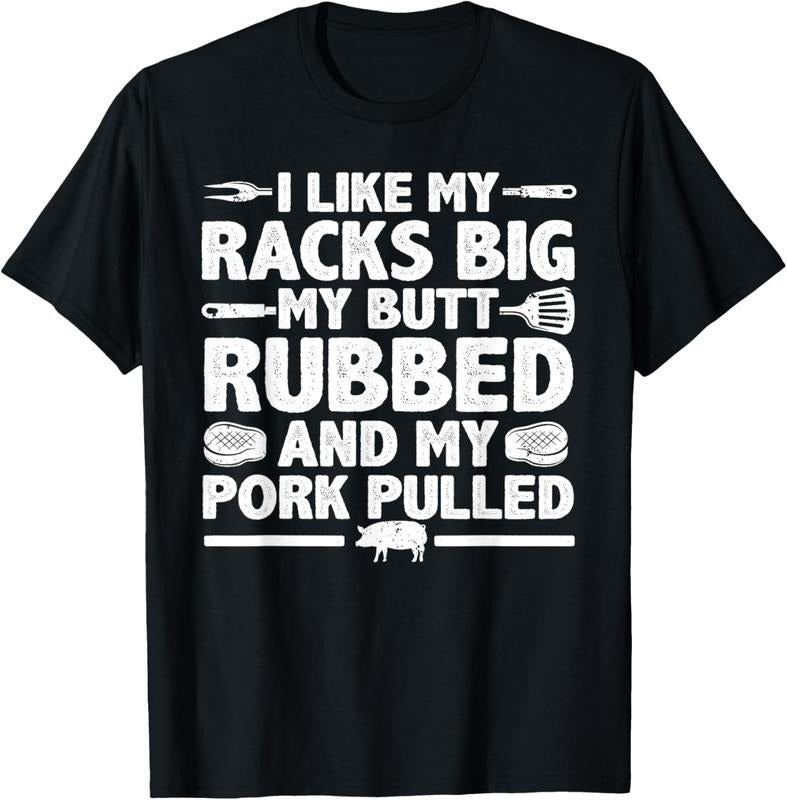 100% Cotton Cool Grilling For Men Women Pork Rub Smoking BBQ Meat Smoker T-Shirt Hoodie, Sweatshirt | WearSparks.com