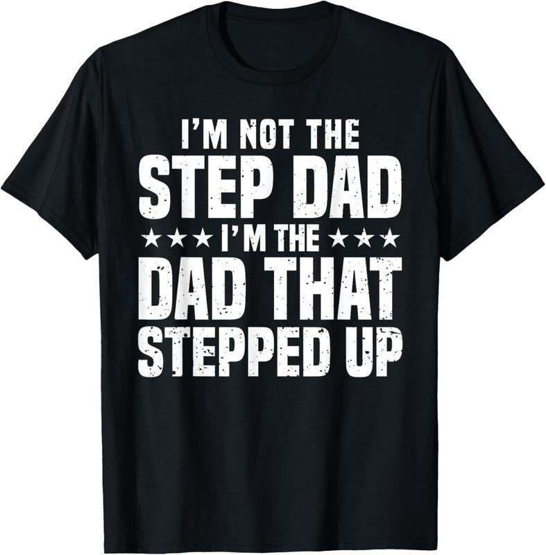 100% Cotton Cool Step Up Dad For Men Father World's Best Stepdad Ever T-Shirt Hoodie, Sweatshirt | WearSparks.com