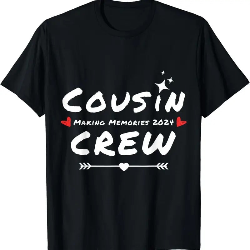 [100% Cotton]Cousin Crew making memories 2024 Family Reunion Trip Summer T-Shirt Hoodie, Sweatshirt | WearSparks.com
