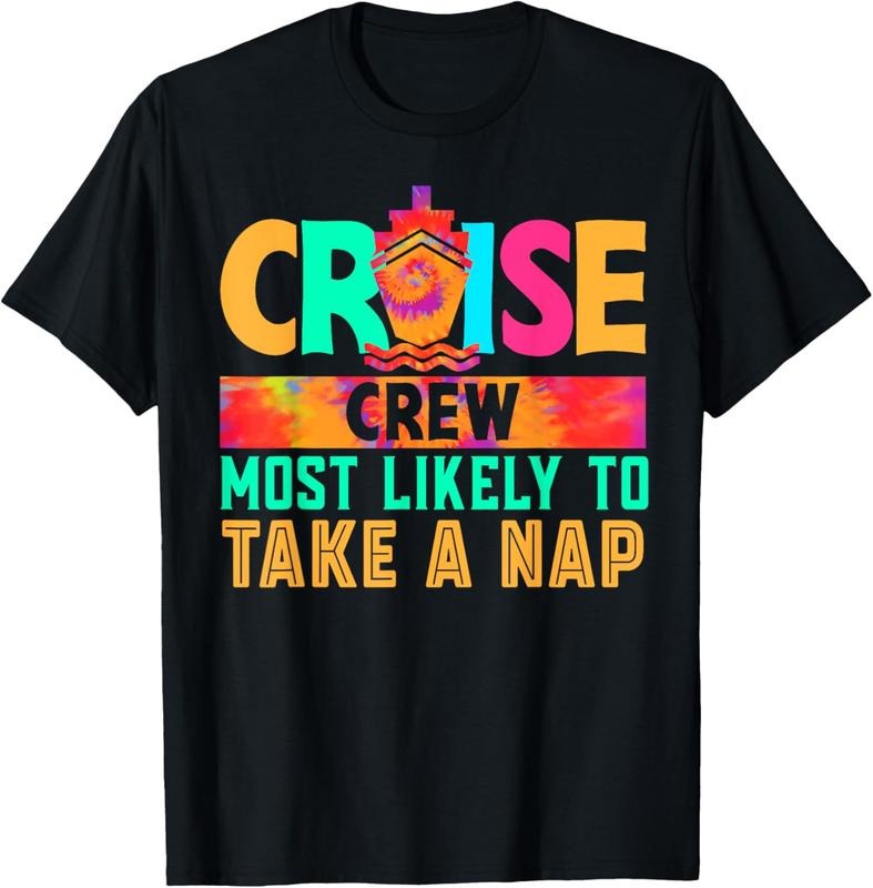 100% Cotton Cruise Crew Most Likely to Take A Nap Hippie T-Shirt Hoodie, Sweatshirt | WearSparks.com