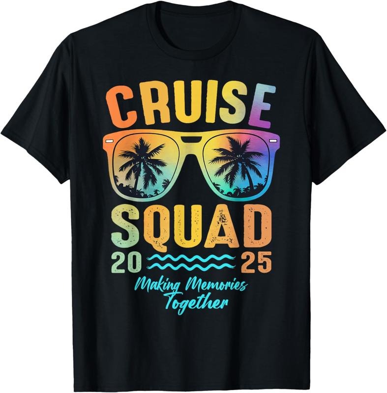 100% Cotton Cruise Squad 2025 Family Cruise Vacation Trip Group Matching T-Shirt Hoodie, Sweatshirt | WearSparks.com