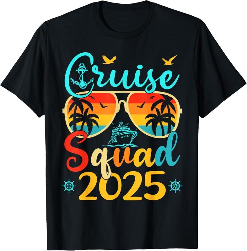 100% Cotton Cruise Squad 2025 Summer Vacation Matching Family Cruise T-Shirt Hoodie, Sweatshirt | WearSparks.com