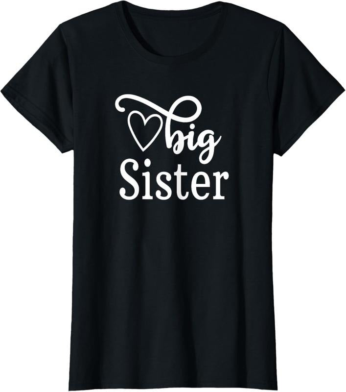 100% Cotton Cute Big Sister T-Shirt Hoodie, Sweatshirt | WearSparks.com
