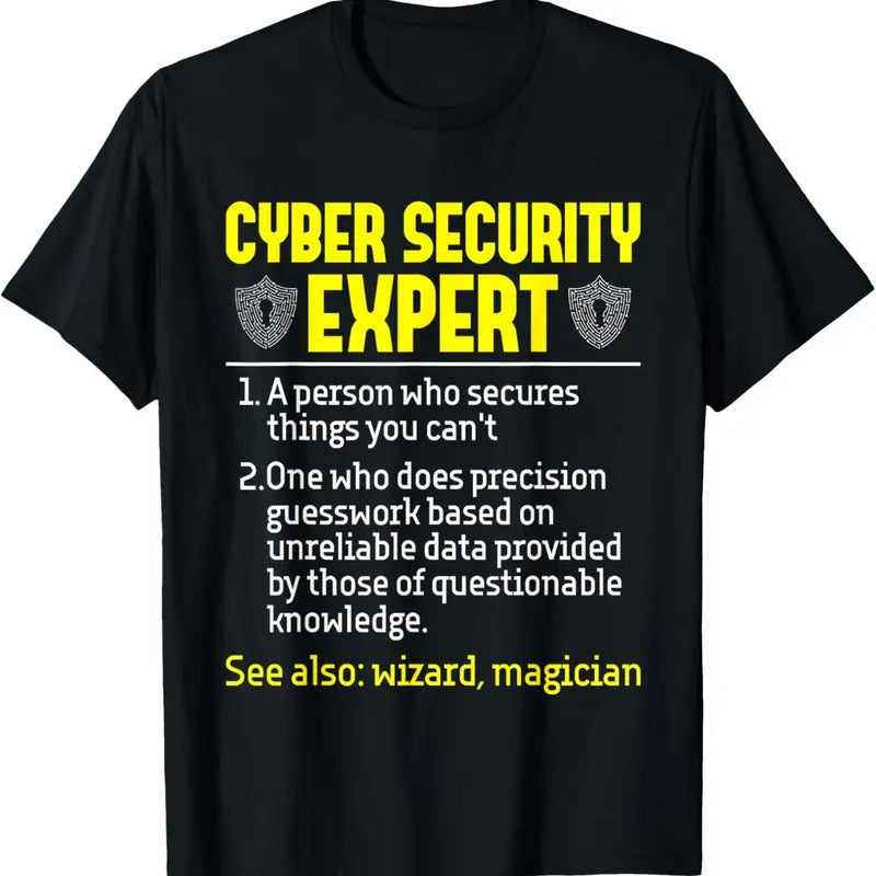 100% Cotton Cyber Security Expert - Network Support Hacker Programmer T-Shirt Hoodie, Sweatshirt | WearSparks.com