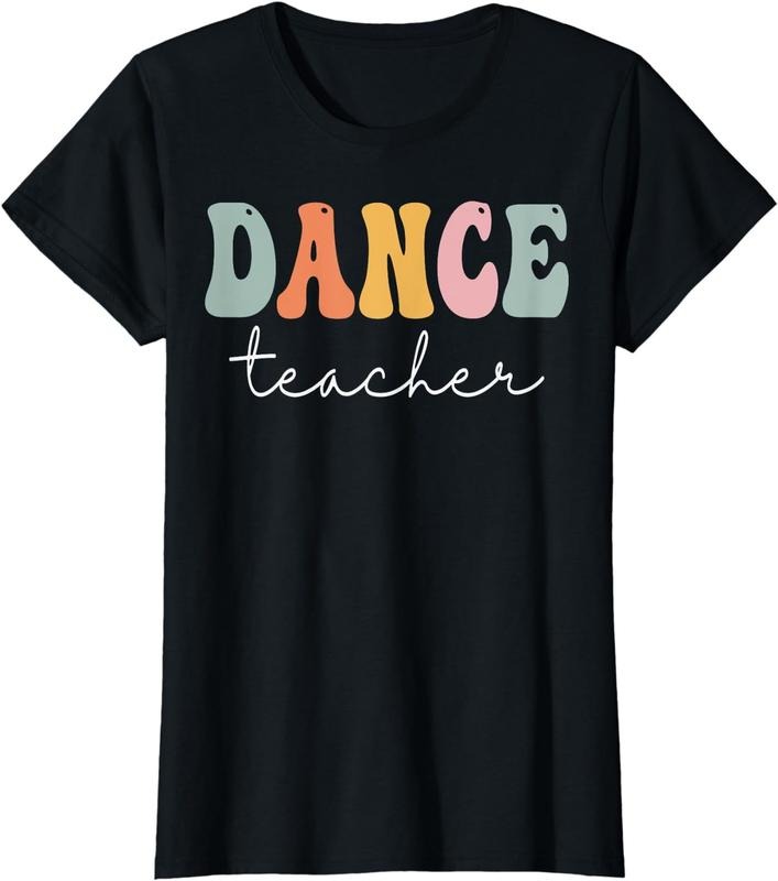 [100% Cotton]Dance Teacher Retro Groovy Vintage Happy First Day Of School T-Shirt Hoodie, Sweatshirt | WearSparks.com