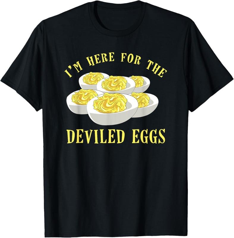 100% Cotton Deviled Egg Funny Food Gift T-Shirt Hoodie, Sweatshirt | WearSparks.com