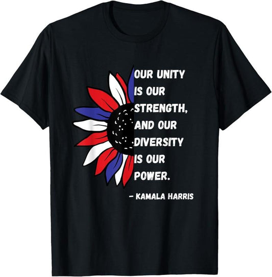 [100% Cotton]Diversity Is Our Power Kamala Harris Quote Inauguration 2021 T-Shirt Hoodie, Sweatshirt | WearSparks.com