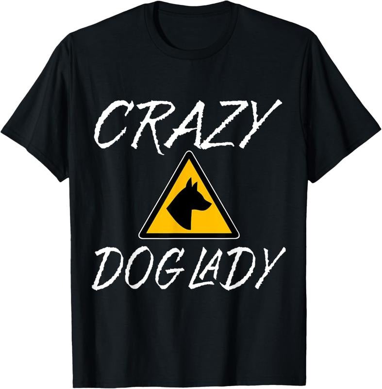 100% Cotton Dog Lover Funny - Crazy Dog Lady T-Shirt Hoodie, Sweatshirt | WearSparks.com