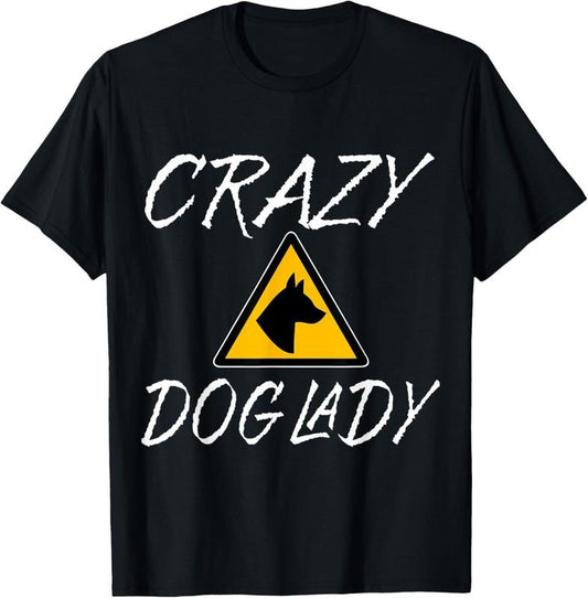 100% Cotton Dog Lover Funny - Crazy Dog Lady T-Shirt Hoodie, Sweatshirt | WearSparks.com