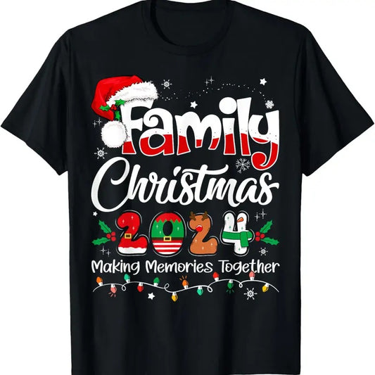 100% Cotton Family Christmas 2024 Matching Outfit Xmas Squad Santa T-Shirt Hoodie, Sweatshirt | WearSparks.com