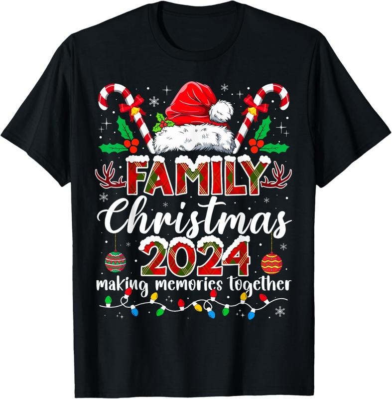100% Cotton Family Christmas 2024 Matching Squad Santa Elf Funny Xmas T-Shirt Hoodie, Sweatshirt | WearSparks.com