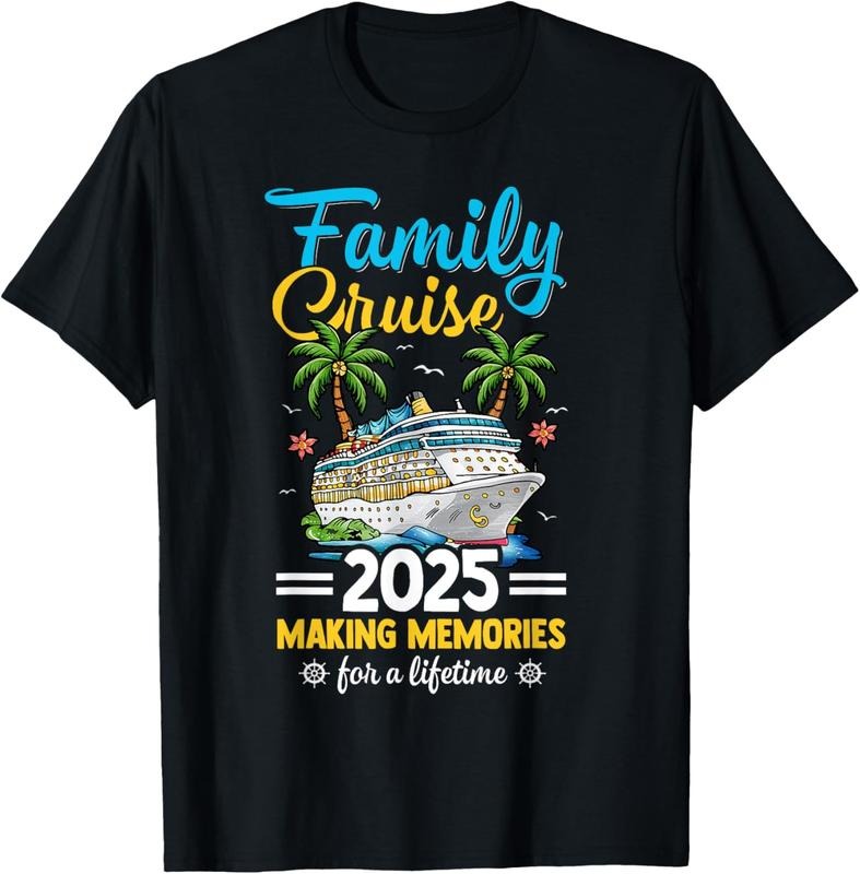 100% Cotton Family Cruise 2025 Squad Family Matching Trip For Summer T-Shirt Hoodie, Sweatshirt | WearSparks.com