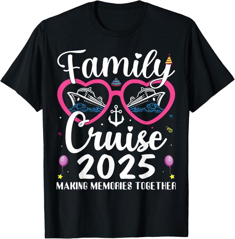 100% Cotton Family Cruise Ship Vacation Trip 2025 Family Cruise Matching T-Shirtstyle{n002}2 T-Shirts, Hoodie, Sweatshirt