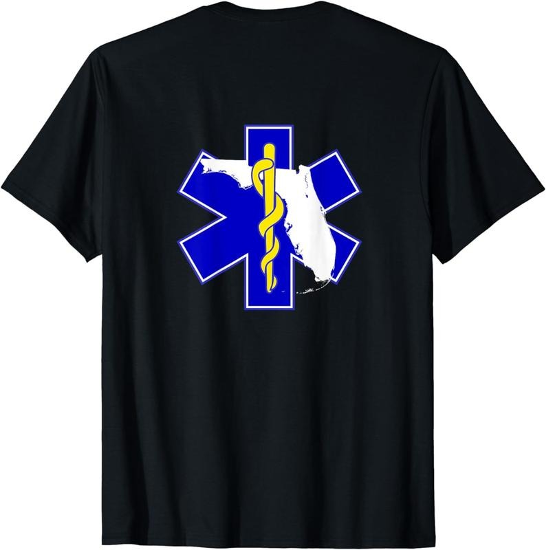 [100% Cotton]Florida EMS EMT Emergency Medical Service Uniform T-Shirt Hoodie, Sweatshirt | WearSparks.com