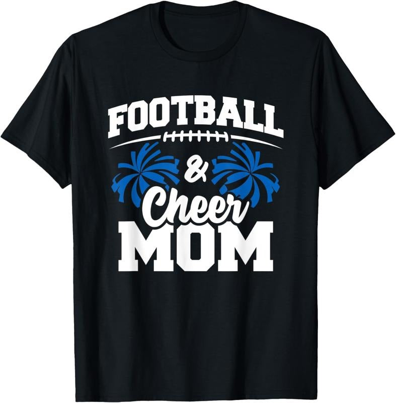 100% Cotton Football Cheer Mom - High School Cheerleader - Cheerleading T-Shirt Hoodie, Sweatshirt | WearSparks.com