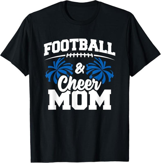 100% Cotton Football Cheer Mom - High School Cheerleader - Cheerleading T-Shirt Hoodie, Sweatshirt | WearSparks.com