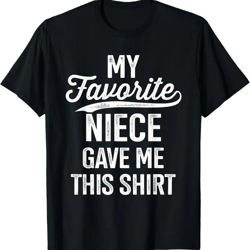 100% Cotton From favorite niece for uncle fathers day birthday christmas T-Shirt Hoodie, Sweatshirt | WearSparks.com