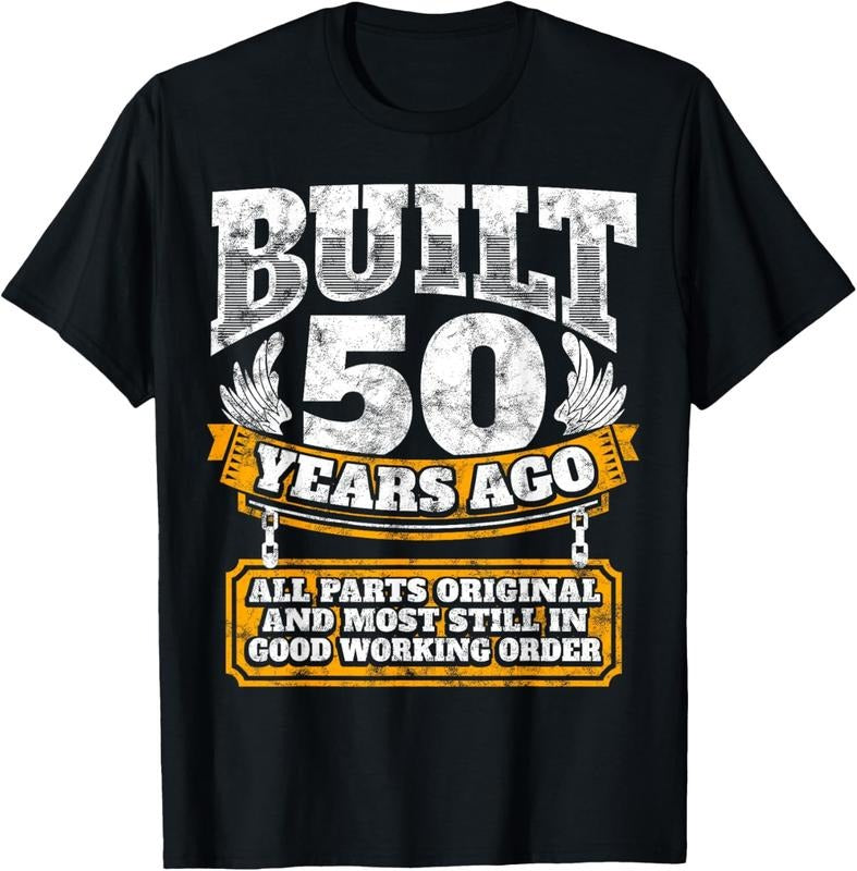 100% Cotton Funny 50th Birthday B-Day Gift Saying Age 50 Year Joke T-Shirt Hoodie, Sweatshirt | WearSparks.com