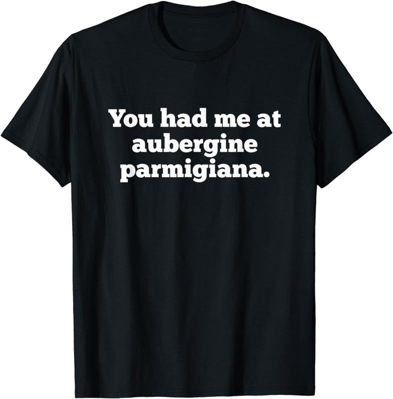 [100% Cotton]Funny Aubergine Parmigiana Food Lover Eggplant Parmesan T-Shirt Hoodie, Sweatshirt | WearSparks.com