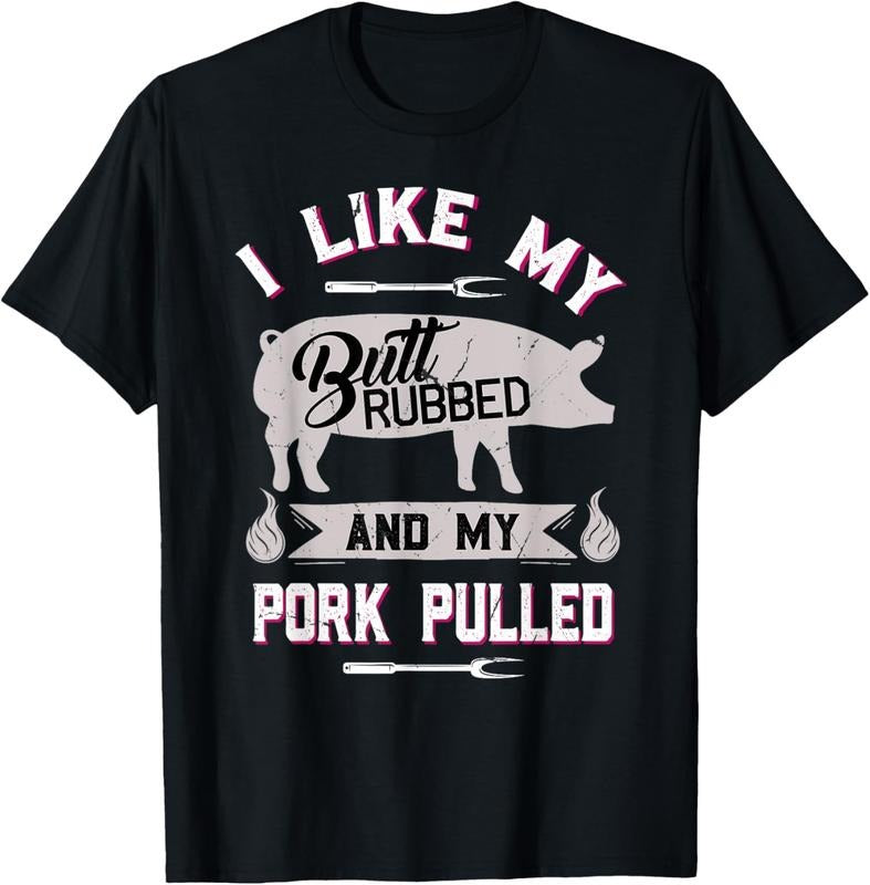 100% Cotton Funny BBQ Grilling Quote Pig Pulled Pork T-Shirt Hoodie, Sweatshirt | WearSparks.com