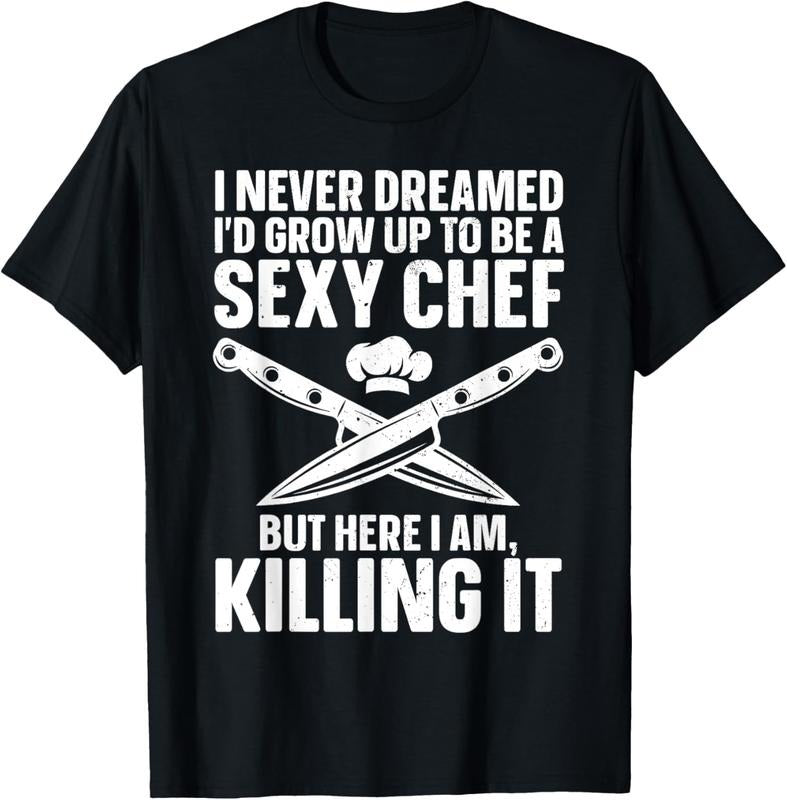 100% Cotton Funny Chef Design For Men Women Cooking Culinary Cook Chef T-Shirt Hoodie, Sweatshirt | WearSparks.com