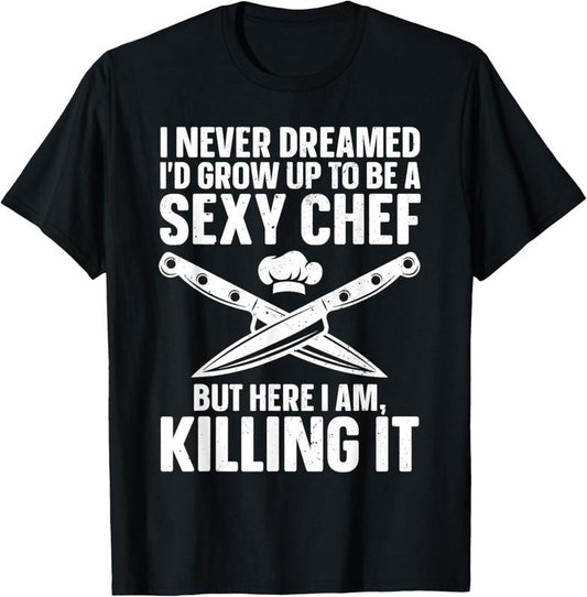 100% Cotton Funny Chef Design For Men Women Cooking Culinary Cook Chef T-Shirt Hoodie, Sweatshirt | WearSparks.com