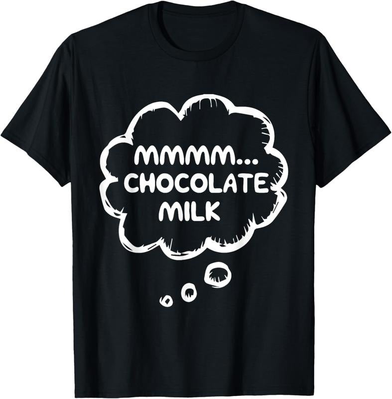 100% Cotton Funny Chocolate Milk Lovers Shirt | mmmm... Chocolate Milk T-Shirt Hoodie, Sweatshirt | WearSparks.com