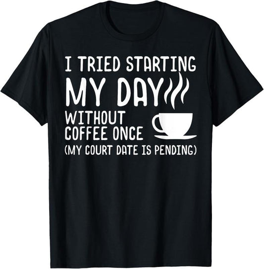 100% Cotton Funny Coffee Shirt Day without Coffee Womens Coffee T-Shirt Hoodie, Sweatshirt | WearSparks.com