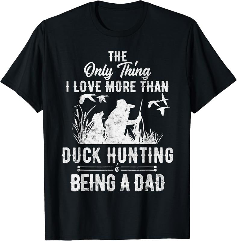 100% Cotton Funny Duck Hunting with Dad Dog gift for Duck Hunting T-Shirt Hoodie, Sweatshirt | WearSparks.com