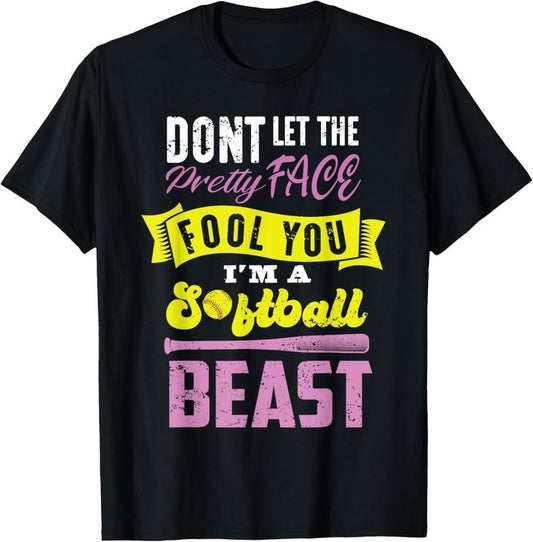 100% Cotton Funny Fastpitch Girls Catcher Softball Game Gift Women  T-Shirt Hoodie, Sweatshirt | WearSparks.com