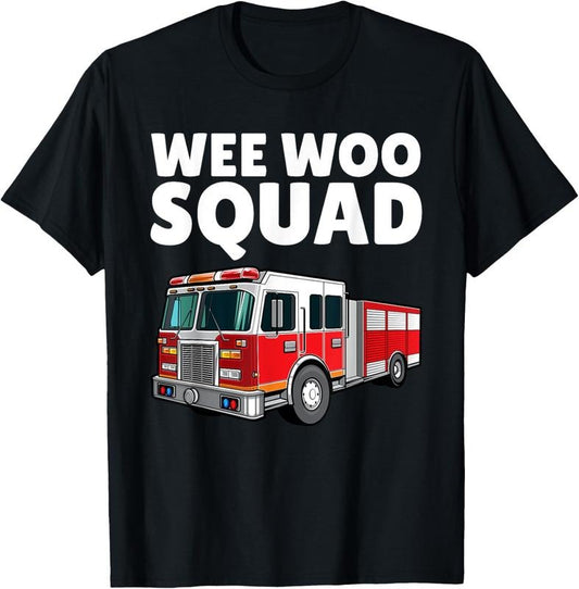100% Cotton Funny Firefighter Art For Men Women Fire Truck Fireman T-Shirt Hoodie, Sweatshirt | WearSparks.com